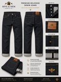 Hive & Hem Premium Selvedge Denim Jeans